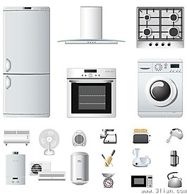 卡通家用電器圖片_卡通家用電器素材_卡通家用電器模板免費下載